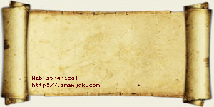 Dijana Bunić vizit kartica